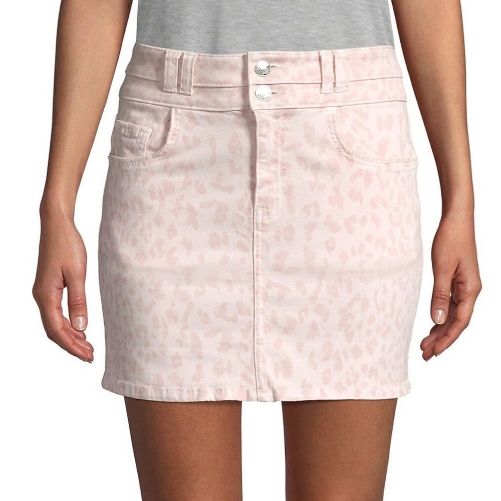Current Elliot Skirt Leopard Rose 24